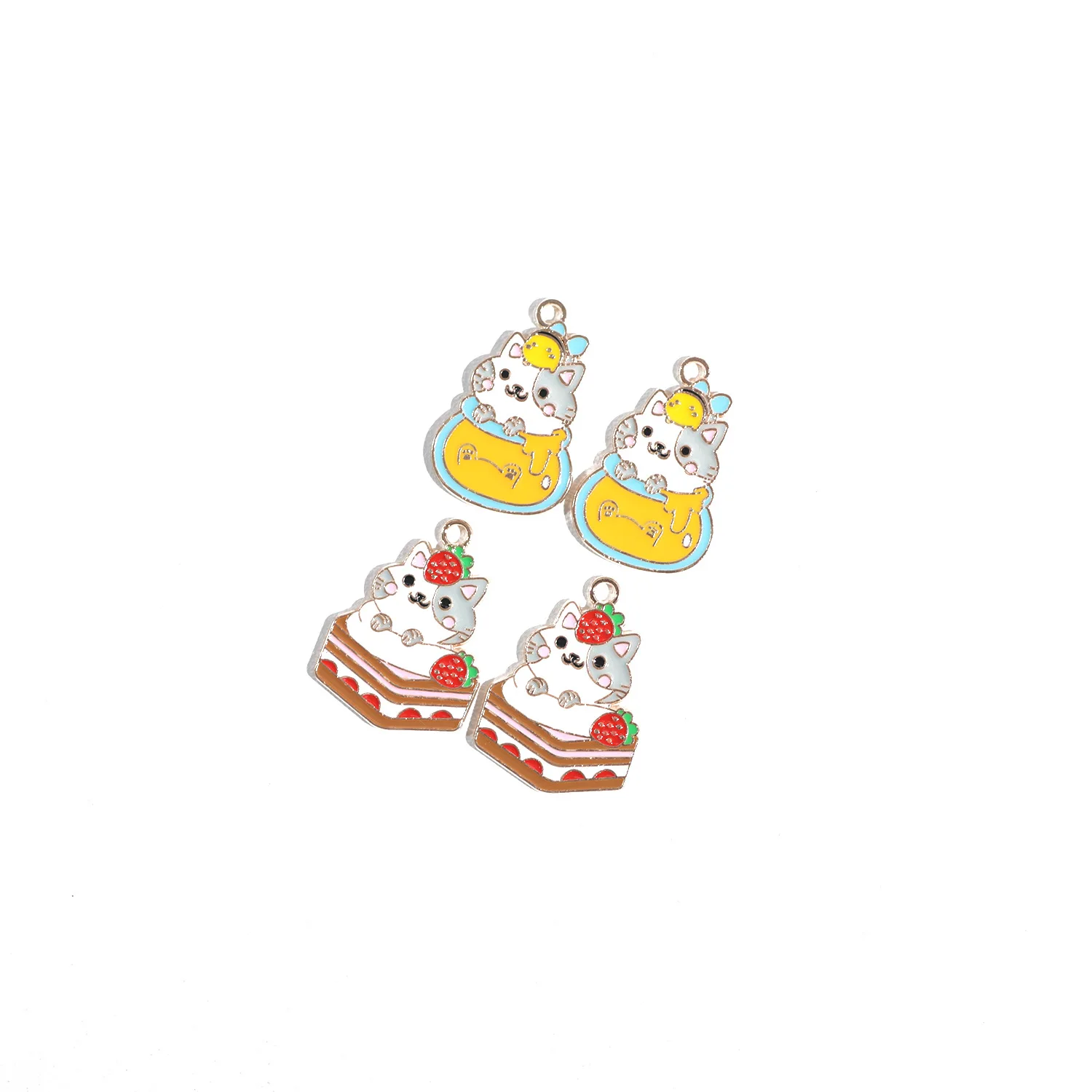10pcs Cute Cartoon Cat Charms DIY Jewelry Making Accessory Alloy Charm Pendant Fashion Animal Enamel Charm Dropshipping
10pcs Cute Cartoon Cat Charms DIY Jewelry Making Accessory Alloy Charm Pendant Fashion Animal Enamel Charm Dropshipping