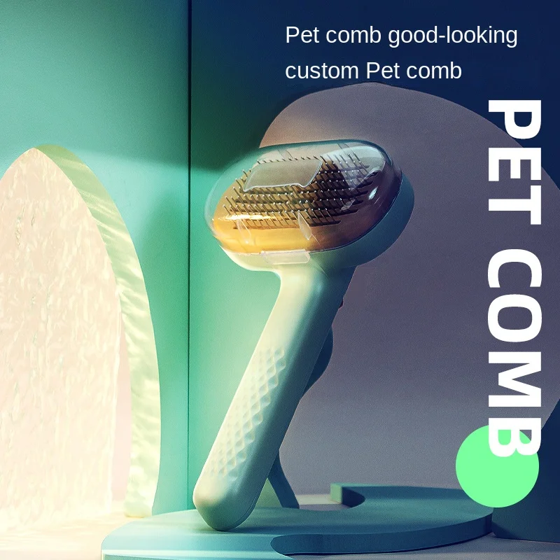 High Quality Cat Brush Comb For Pet Grooming Removes Loose Underlayers Tangled Hair Remover Brush Pet Hair Shedding Self Clean
High Quality Cat Brush Comb For Pet Grooming Removes Loose Underlayers Tangled Hair Remover Brush Pet Hair Shedding Self Clean