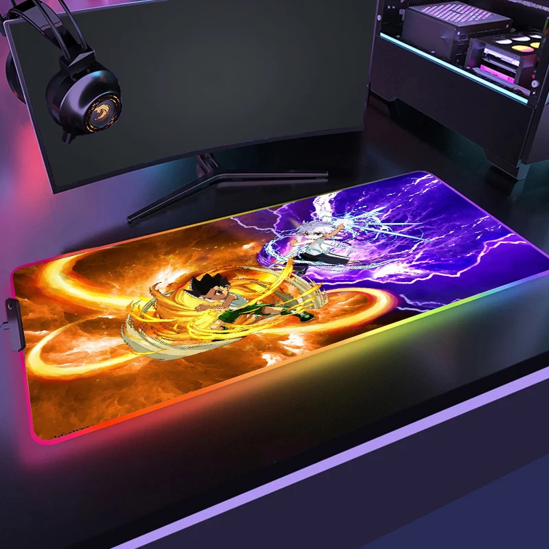 Коврик для мыши Hunter X Hunter RGB, игровой коврик с HD-печатью и подсветкой, большой персонализированный игровой коврик для мыши, офисный Настольный коврик для игр
Коврик для мыши Hunter X Hunter RGB, игровой коврик с HD-печатью и подсветкой, большой персонализированный игровой коврик для мыши, офисный Настольный коврик для игр