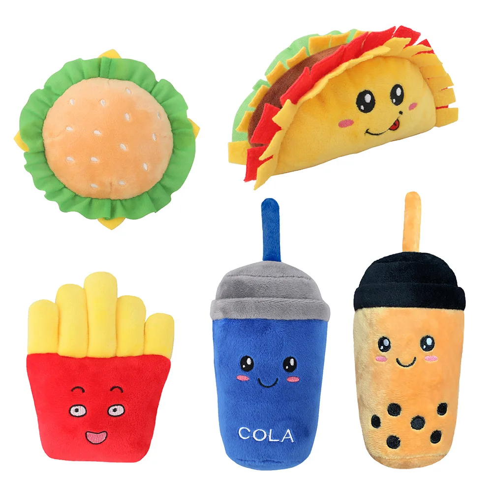 Dog Plush Toy Cross Border Spot Product French Fries Hamburgers Cola Milk Tea Fast Food Plush Vocal Dog Toys Fleece Squeak Toys
Dog Plush Toy Cross Border Spot Product French Fries Hamburgers Cola Milk Tea Fast Food Plush Vocal Dog Toys Fleece Squeak Toys