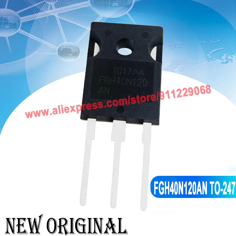 (5 шт.) FGH40N120AN TO-247 1200V 40A / FGH60N60UFD 600V 60A / H20T120 IHW20T120 / IXFH14N100Q2 1000V 14A TO-247
(5 шт.) FGH40N120AN TO-247 1200V 40A / FGH60N60UFD 600V 60A / H20T120 IHW20T120 / IXFH14N100Q2 1000V 14A TO-247