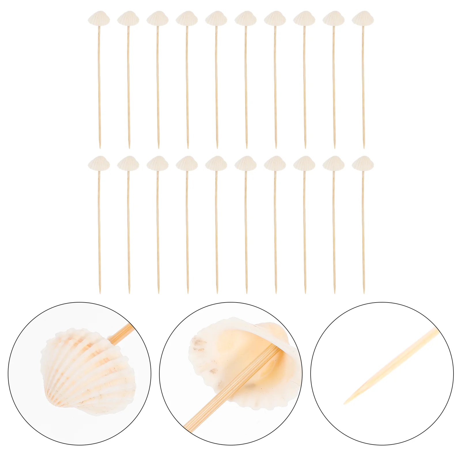 100 Pcs Fruit Stick Cocktail Decor Cake Toppers Creative Shell Shaped Picks Decoration Disposable Lovely
100 Pcs Fruit Stick Cocktail Decor Cake Toppers Creative Shell Shaped Picks Decoration Disposable Lovely