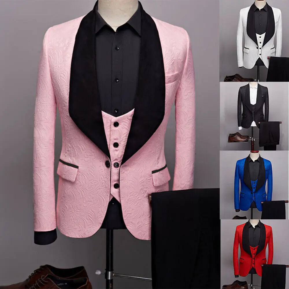 Paisley Men Suits Jacquard Floral Groom Groomsman Formal Tuxedos Blazer Tailored
Paisley Men Suits Jacquard Floral Groom Groomsman Formal Tuxedos Blazer Tailored