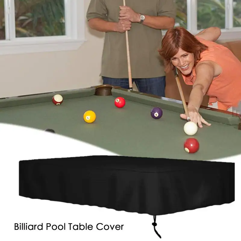 Pool Table Cover 210D Oxford Cloth Waterproof Pool Table Cover with Drawstring | 7/8/9 Ft Indoor Outdoor Protector Cover
Pool Table Cover 210D Oxford Cloth Waterproof Pool Table Cover with Drawstring | 7/8/9 Ft Indoor Outdoor Protector Cover