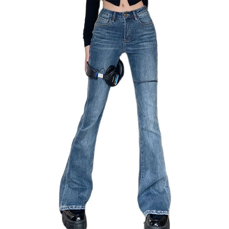 Fashion High Waist Jeans Women 2022 Spring Hot Sale New Casual Pants Elastic Wide Leg Flare Pants Women's Clothing
Fashion High Waist Jeans Women 2022 Spring Hot Sale New Casual Pants Elastic Wide Leg Flare Pants Women's Clothing
