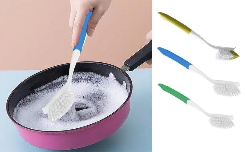Dish Brush Plastic Cleaning Brush Long Handle Milk Bottle Glass Tube Cleaning Pan Bowl Brush Non-Scratch Scrubber Kitchen Tools
Dish Brush Plastic Cleaning Brush Long Handle Milk Bottle Glass Tube Cleaning Pan Bowl Brush Non-Scratch Scrubber Kitchen Tools