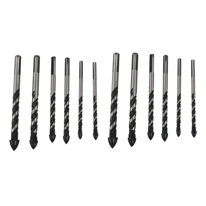 12PCS Ceramic Tile Drill Bits,Masonry Drill Bits Set For Glass, Tungsten Carbide Tip With Size 6, 6, 8, 8,10,12Mm
12PCS Ceramic Tile Drill Bits,Masonry Drill Bits Set For Glass, Tungsten Carbide Tip With Size 6, 6, 8, 8,10,12Mm