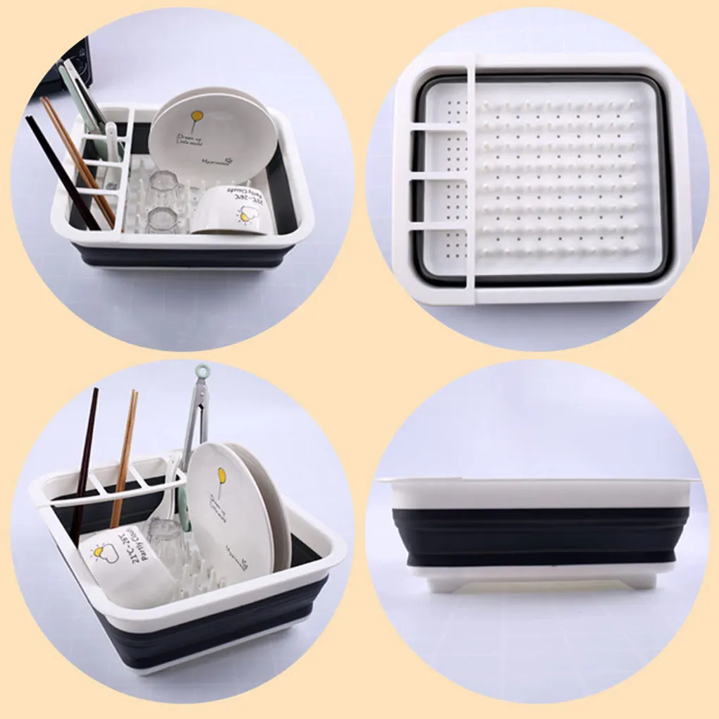 Dish Drain Basket Drying Rack Vegetable Dishes Draining Organizer Storage Holder Multifuntion KitchenTool Supplies
Dish Drain Basket Drying Rack Vegetable Dishes Draining Organizer Storage Holder Multifuntion KitchenTool Supplies