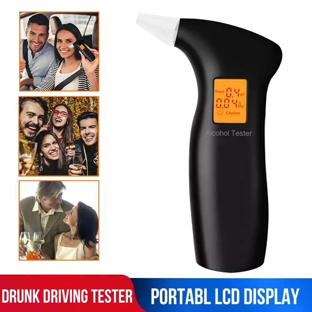 Professional Breathalyzer with LCD Screen Alcohol Detector Quick Response High Accuracy for Driving Portable Tester
Professional Breathalyzer with LCD Screen Alcohol Detector Quick Response High Accuracy for Driving Portable Tester