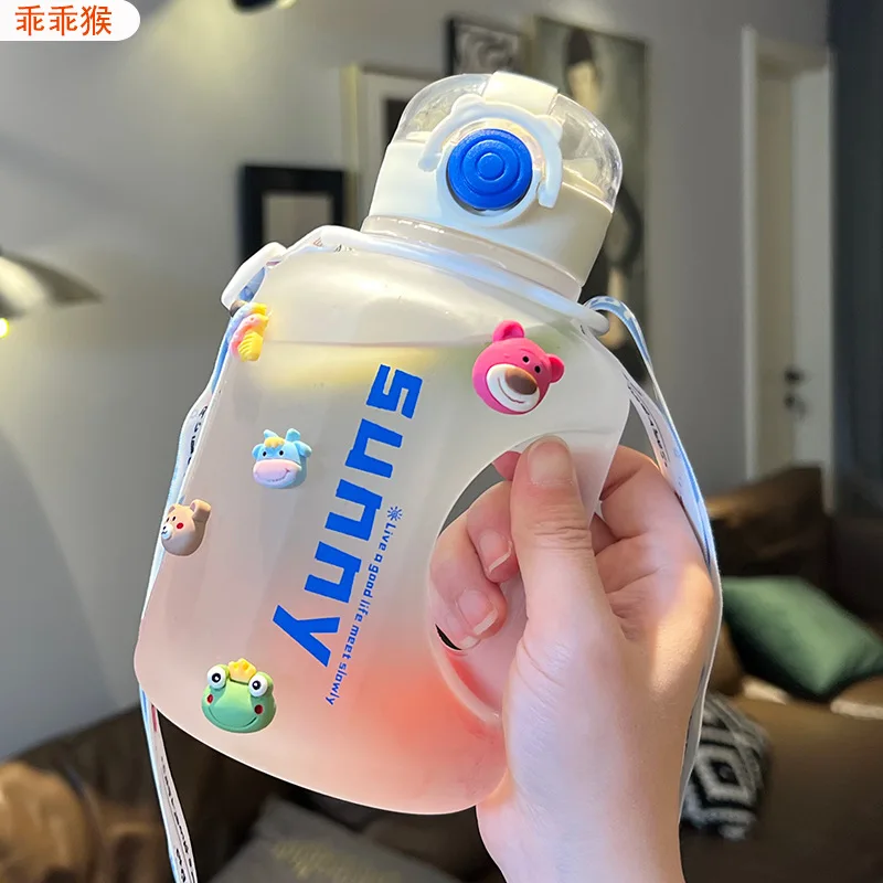 Large-capacity Ton Barrel Sports Fitness Male and Female Students Portable Plastic Cup Belly Space Star Water Bottles
Large-capacity Ton Barrel Sports Fitness Male and Female Students Portable Plastic Cup Belly Space Star Water Bottles