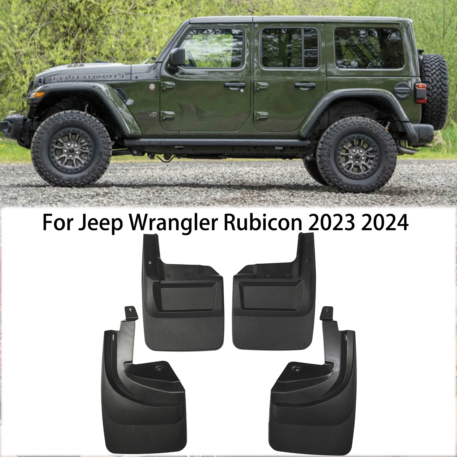 4 шт., Автомобильные Брызговики для Jeep Wrangler Rubicon 2023 2024
4 шт., Автомобильные Брызговики для Jeep Wrangler Rubicon 2023 2024