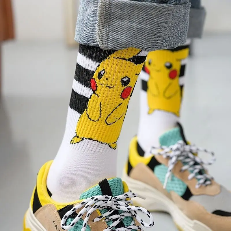 3 Pairs Anime Pokemon Pikachu Socks Women´s Stockings Cute Cartoon Harajuku Men and Women Couple Sports Hose Moisture Wicking
3 Pairs Anime Pokemon Pikachu Socks Women´s Stockings Cute Cartoon Harajuku Men and Women Couple Sports Hose Moisture Wicking