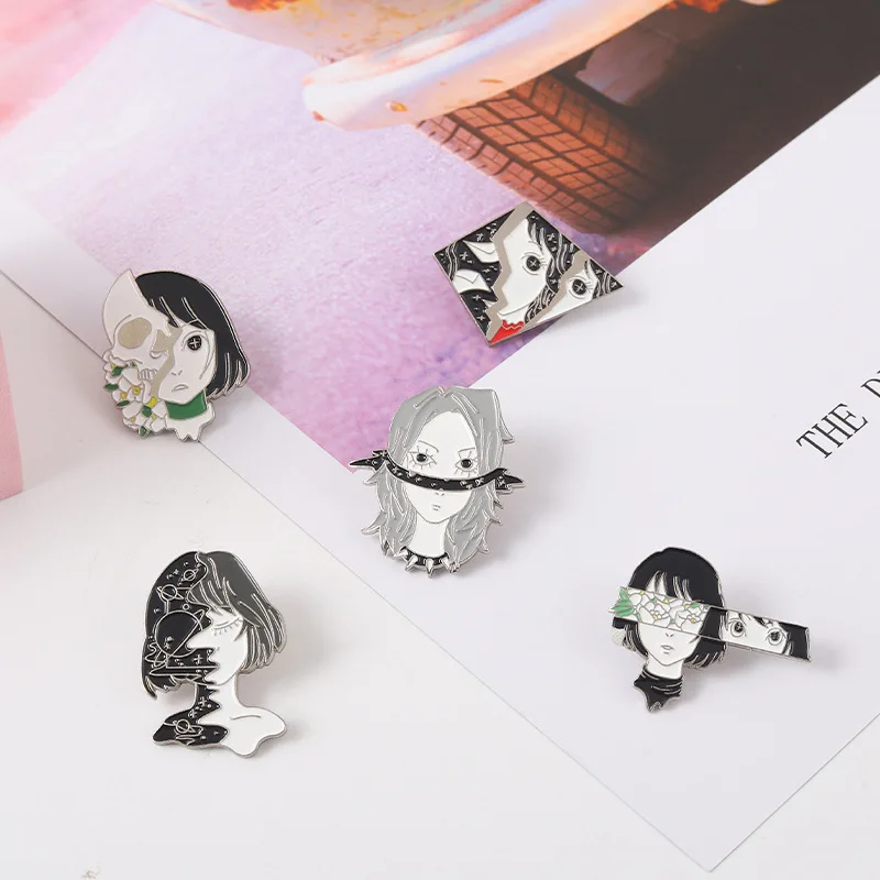Black Cool Girls Enamel Metal Badge Pins for Backpacks Cartoon Anime Creativity Button Brooch Ornament Jewelry Toy Birthday Gift
Black Cool Girls Enamel Metal Badge Pins for Backpacks Cartoon Anime Creativity Button Brooch Ornament Jewelry Toy Birthday Gift