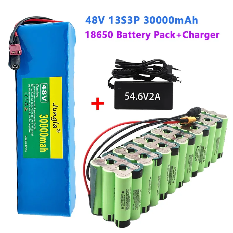 100% Original 48v 30Ah 1000w 13S3P 30000mah Lithium Ion Battery 54.6v Lithium Ion Battery Electric Scooter with BMS + Charger
100% Original 48v 30Ah 1000w 13S3P 30000mah Lithium Ion Battery 54.6v Lithium Ion Battery Electric Scooter with BMS + Charger