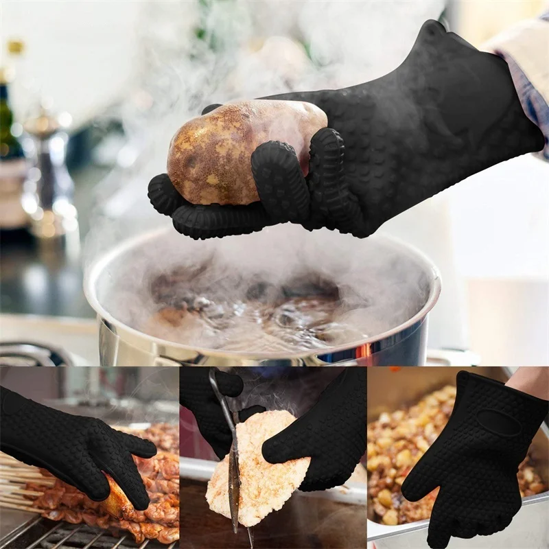 Food Grade Thick Heat Resistant Silicone Glove BBQ Grill Gloves Kitchen Barbecue Oven Cooking Mitts Grill Baking Gloves BBQ Tool
Food Grade Thick Heat Resistant Silicone Glove BBQ Grill Gloves Kitchen Barbecue Oven Cooking Mitts Grill Baking Gloves BBQ Tool