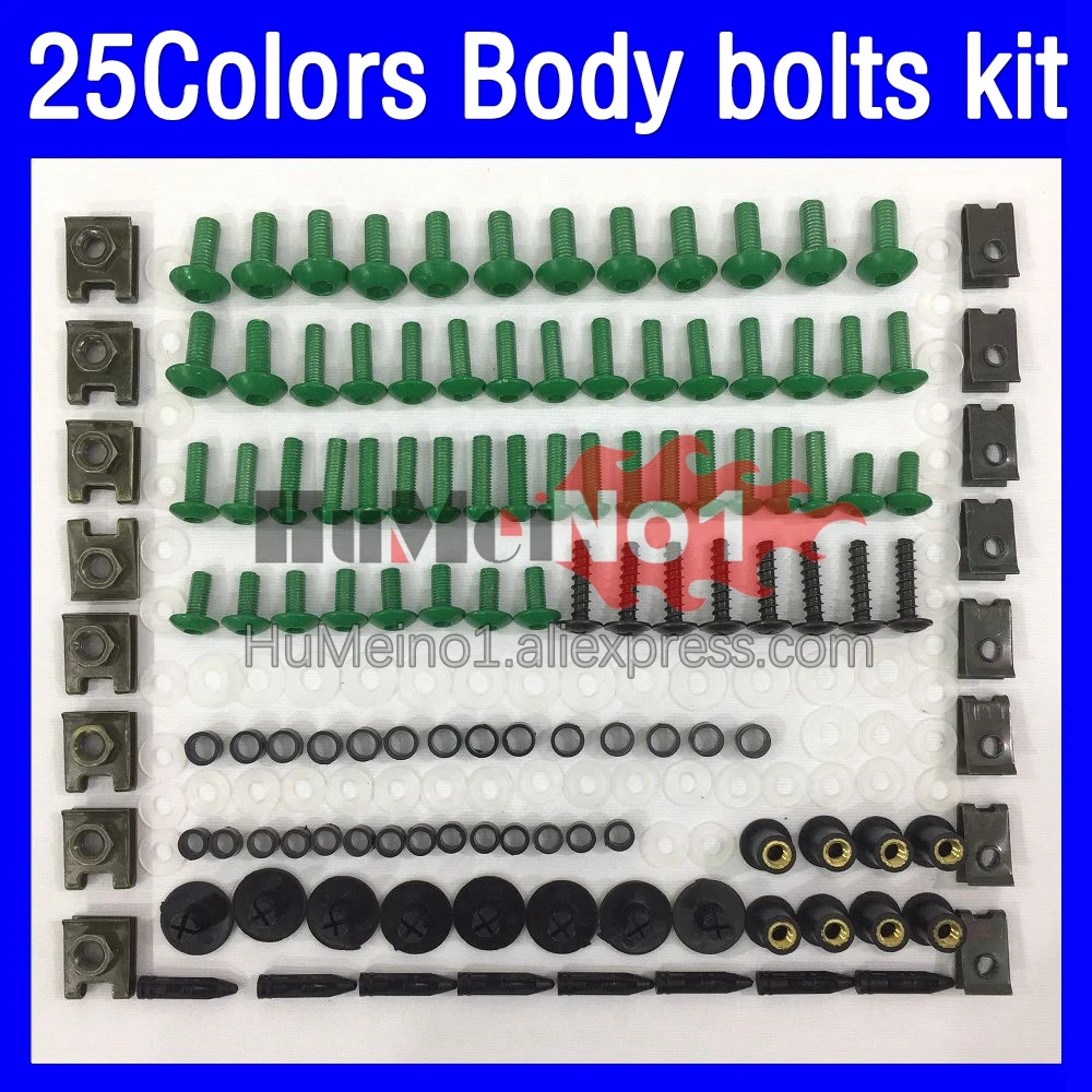 268ps Fairing bolts full screw kit For HONDA VFR800 VFR 800 VFR800RR 02 03 05 06 2007 2008 2009 2011 2012 Body bolt screws Nuts
268ps Fairing bolts full screw kit For HONDA VFR800 VFR 800 VFR800RR 02 03 05 06 2007 2008 2009 2011 2012 Body bolt screws Nuts