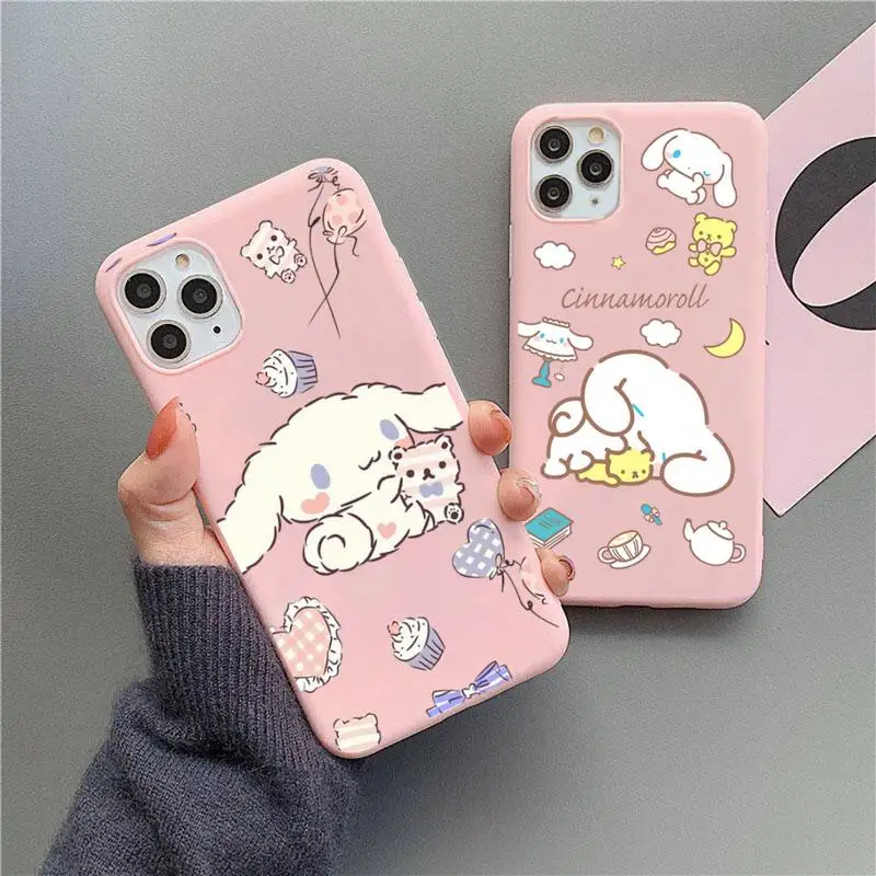 Cinnamoroll baby Cinnamoroll Phone Case For iphone 13 12 11 Pro Max Mini XS 8 7 6 6S Plus SE 2020 XR Candy color Silicone Cover
Cinnamoroll baby Cinnamoroll Phone Case For iphone 13 12 11 Pro Max Mini XS 8 7 6 6S Plus SE 2020 XR Candy color Silicone Cover