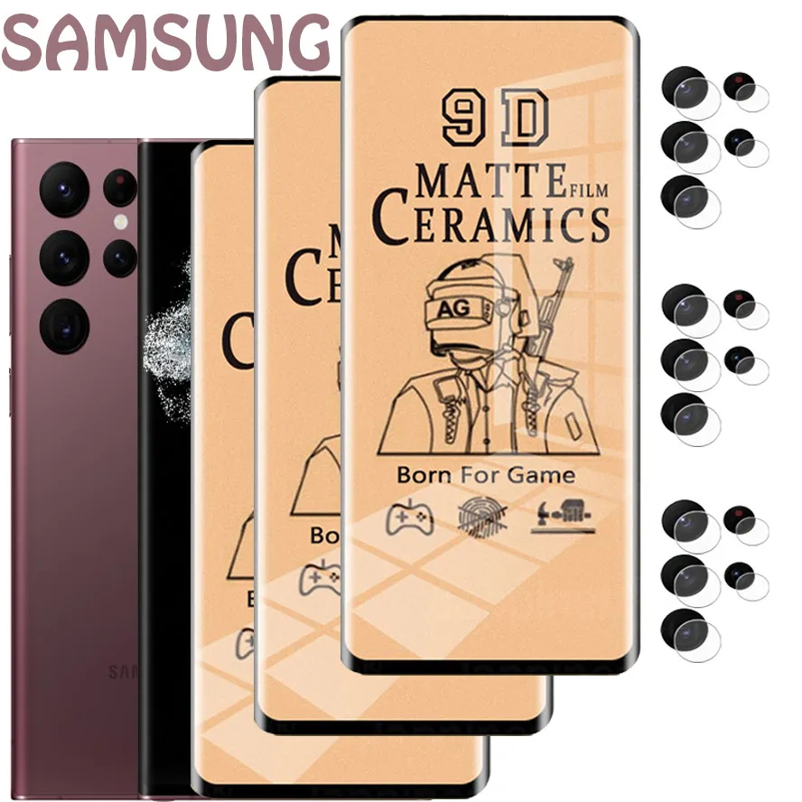 Samsung S22 Ultra, S22 Ultra Ceramic Film For Samsung S 22 Ultra S22 Plus Screen Protector Samsung S21 FE/Plus Camera Protection S21 Ultra Matte Film Galaxi S22+ S22Ultra Protective Glass on Sansung Galaxia S21FE film
Samsung S22 Ultra, S22 Ultra Ceramic Film For Samsung S 22 Ultra S22 Plus Screen Protector Samsung S21 FE/Plus Camera Protection S21 Ultra Matte Film Galaxi S22+ S22Ultra Protective Glass on Sansung Galaxia S21FE film