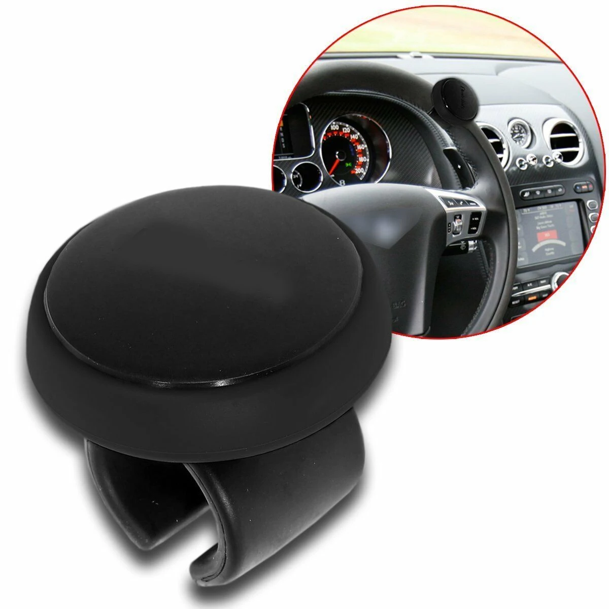 Universal Car Truck Lorry Steering Wheel Aid Power Handle Spinner Knob Ball Driving Black Driving Turning Helper Car Accessories
Universal Car Truck Lorry Steering Wheel Aid Power Handle Spinner Knob Ball Driving Black Driving Turning Helper Car Accessories