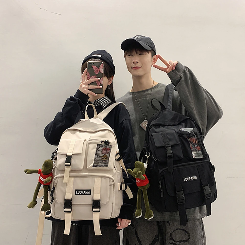 Students Nylon Multi-pocket Backpack Large Capacity Zipper School Bags Travel Backpack Middle High School Student School Bag
Students Nylon Multi-pocket Backpack Large Capacity Zipper School Bags Travel Backpack Middle High School Student School Bag