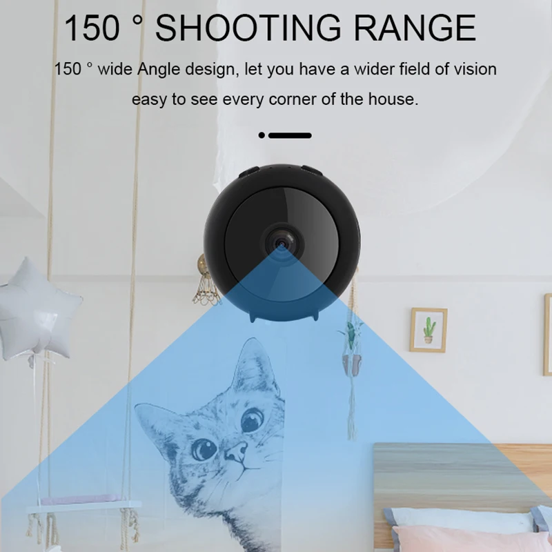 Wireless ip Mini Camera Home Security Camera WiFi Night Vision 1080P Wireless Surveillance Camera Smart Motion Detection
Wireless ip Mini Camera Home Security Camera WiFi Night Vision 1080P Wireless Surveillance Camera Smart Motion Detection