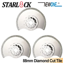 NEWONE Diamond FIT Starlock Circular Oscillating Saw Blades For Triangle Rasp Multitool Flush Segment Accessories in Saw Blade