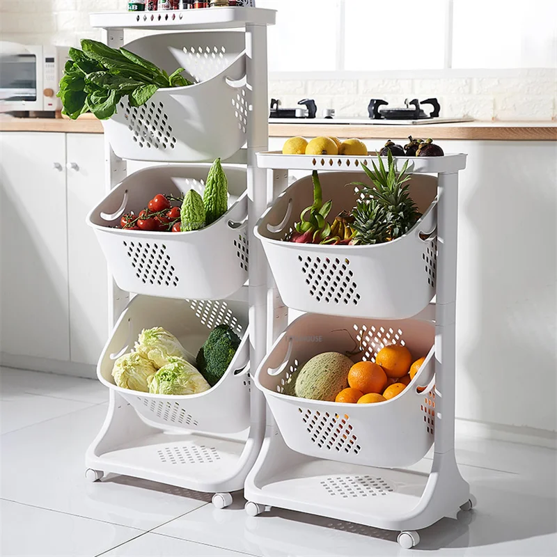 Kitchen Trolley Vegetable and Fruit Storage Rack Floor-standing Multi-layer Storage Basket for Clothes Household Toys Organizer
Kitchen Trolley Vegetable and Fruit Storage Rack Floor-standing Multi-layer Storage Basket for Clothes Household Toys Organizer