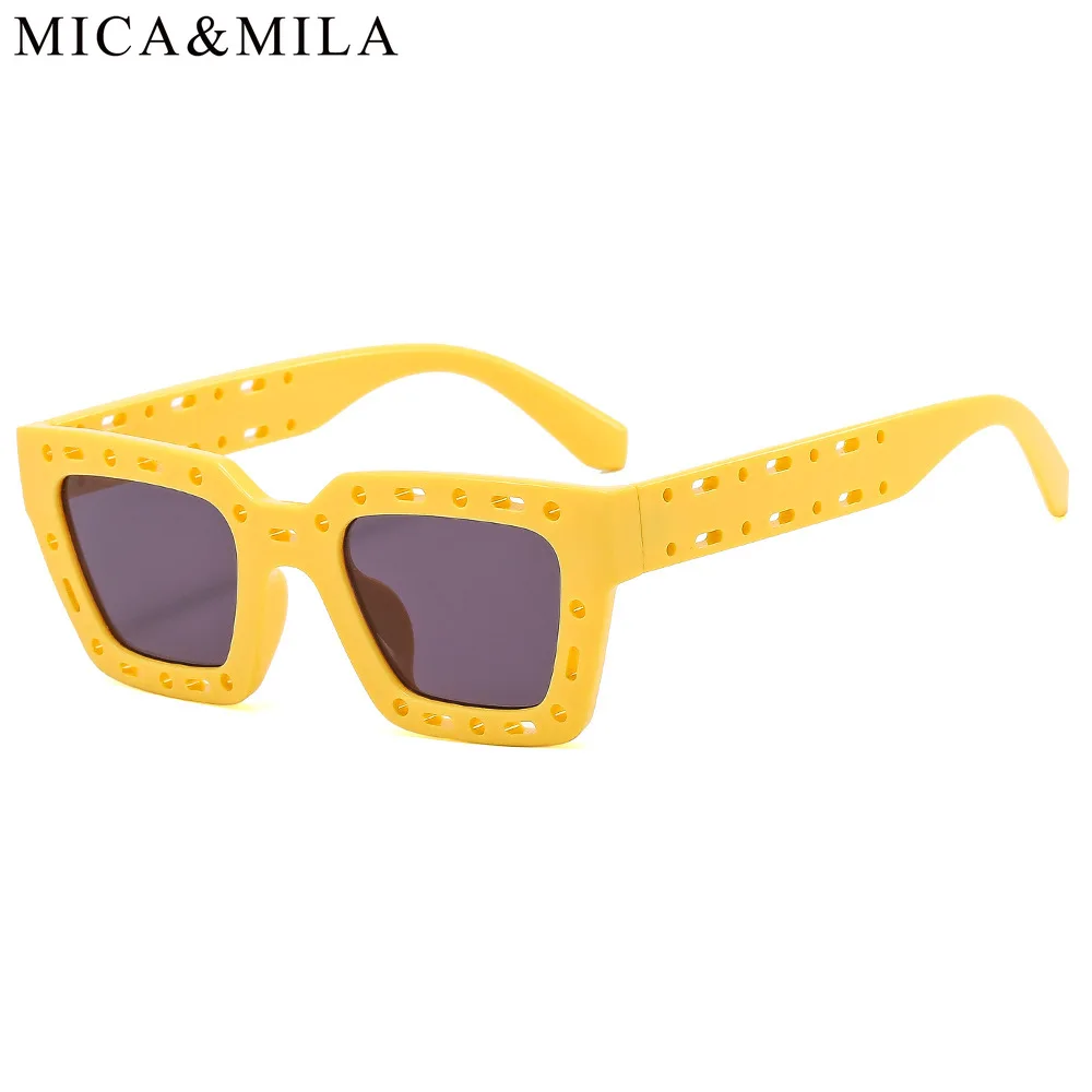 New Trendy Fashion Women's Sunglasses Cute Square Frame Female Eyewear UV400 Designer Outdoor Luxury Hole Eyeglasses MICA&MILA
New Trendy Fashion Women's Sunglasses Cute Square Frame Female Eyewear UV400 Designer Outdoor Luxury Hole Eyeglasses MICA&MILA