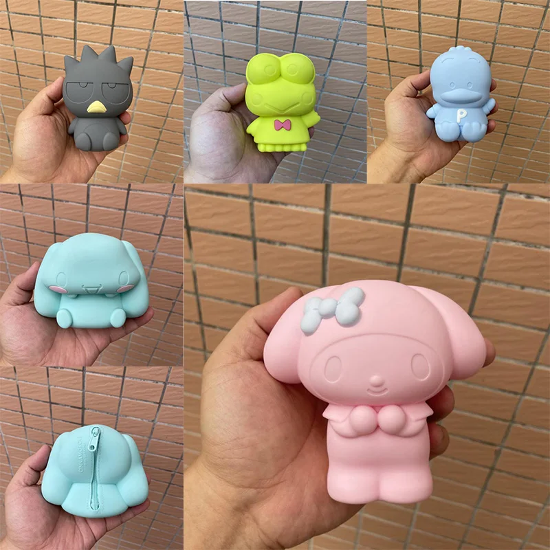 Kawaii Sanrio My Melody Cinnamoroll Cartoon Silicone Cosmetic Bag Coin Purse Exquisite Headphone Data Cable Sundries Storage Bag
Kawaii Sanrio My Melody Cinnamoroll Cartoon Silicone Cosmetic Bag Coin Purse Exquisite Headphone Data Cable Sundries Storage Bag