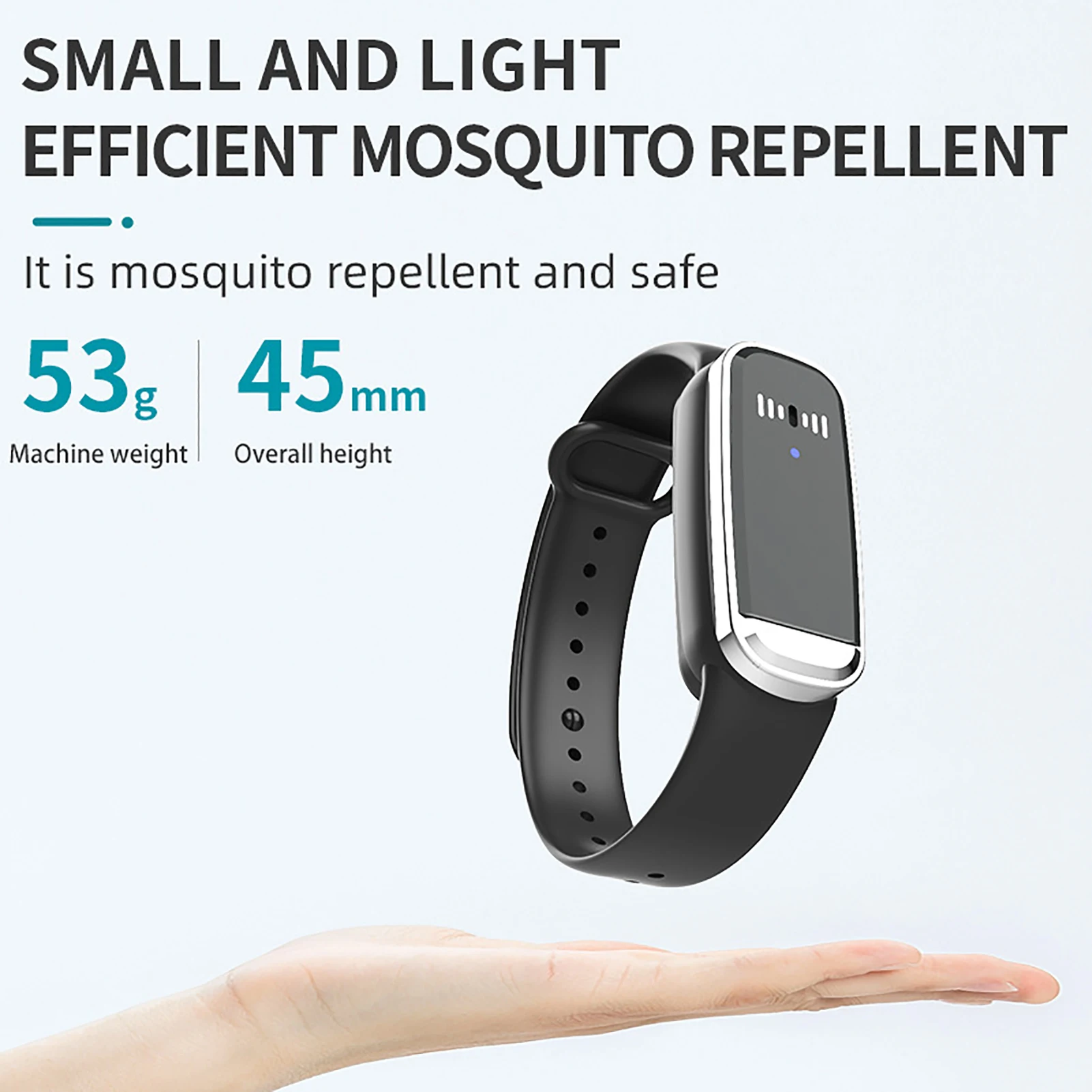 

Электронный наручный браслет против комаров ультразвуковой отпугивающий браслет против насекомых браслет с USB-кабелем для зарядки для ули...