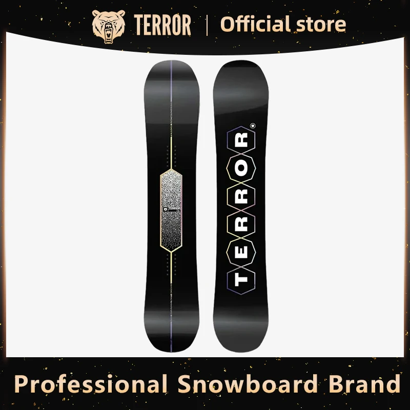 TERROR TERROR SNOW Adult Snowboard Freestyle All-Mountain Board Men Women Professional Carbon Fiber 142-163cm
TERROR TERROR SNOW Adult Snowboard Freestyle All-Mountain Board Men Women Professional Carbon Fiber 142-163cm