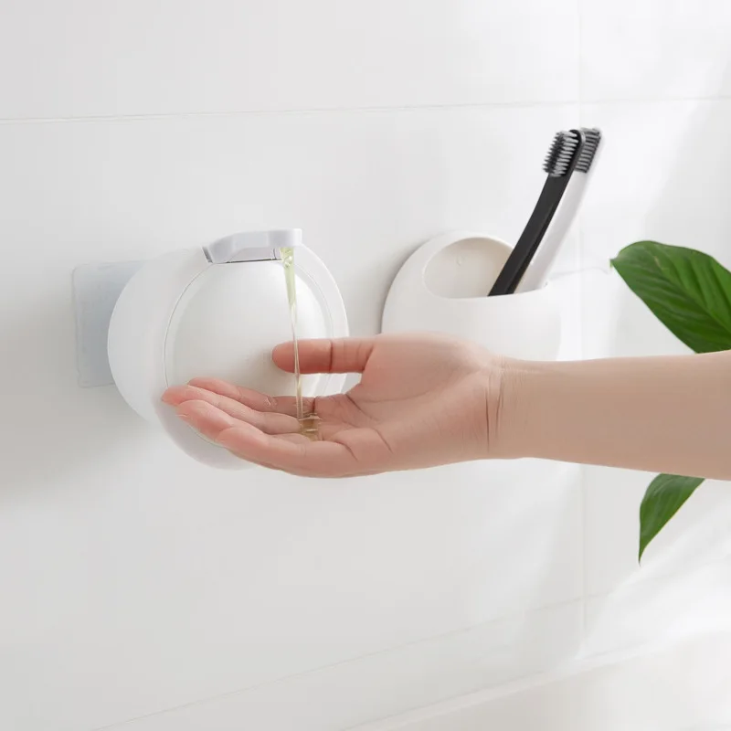 Manual Hole Free Press Soap Dispenser Wall Mounted Household Kitchen Hand Sanitizer Bottle Hotel Bathroom Shower Gel
Manual Hole Free Press Soap Dispenser Wall Mounted Household Kitchen Hand Sanitizer Bottle Hotel Bathroom Shower Gel