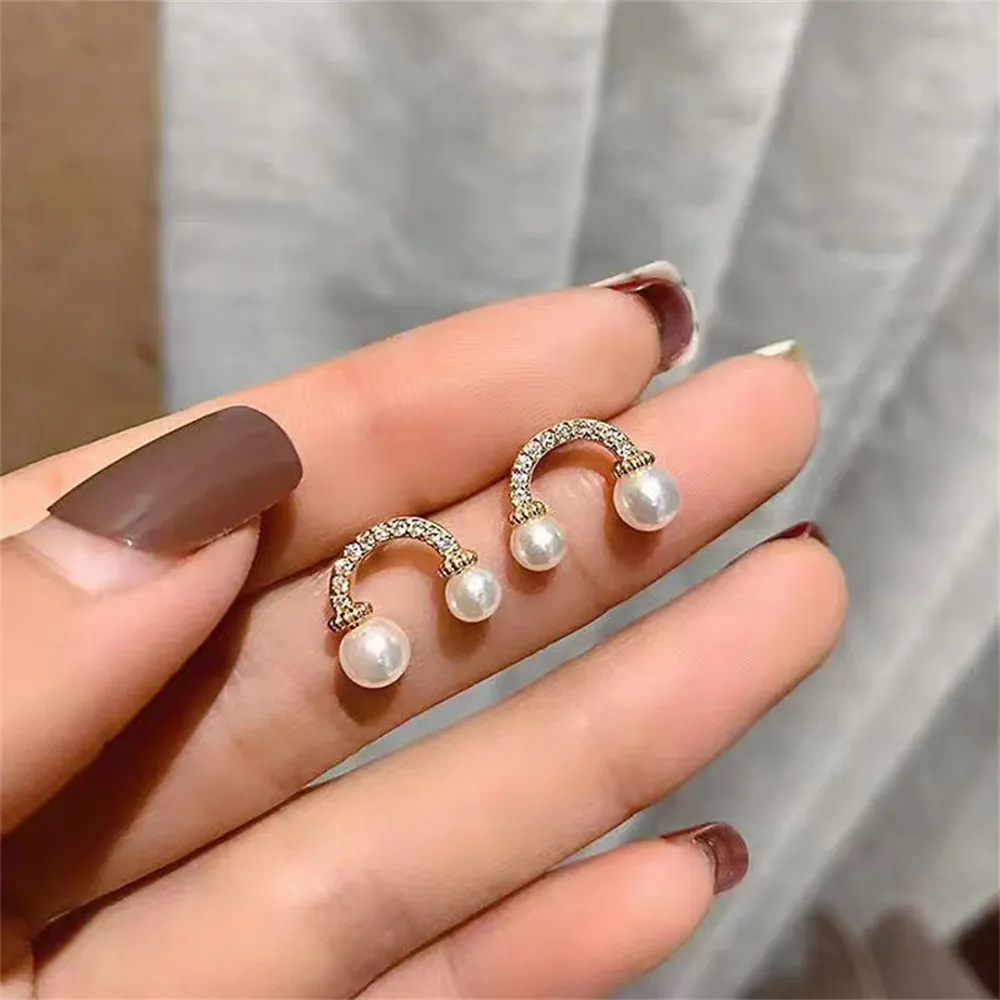 18K Gold-Plating Pearl Beads Stud Earrings Setting Base Diy Jewelry Making Findings&Components
18K Gold-Plating Pearl Beads Stud Earrings Setting Base Diy Jewelry Making Findings&Components