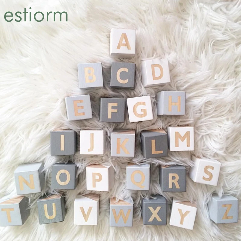 5x5cm Large Wooden Alphabet Letter Cubes Wood English ABC Number Blocks Personalized Baby Name Cube Decorative Cube with Letters
5x5cm Large Wooden Alphabet Letter Cubes Wood English ABC Number Blocks Personalized Baby Name Cube Decorative Cube with Letters