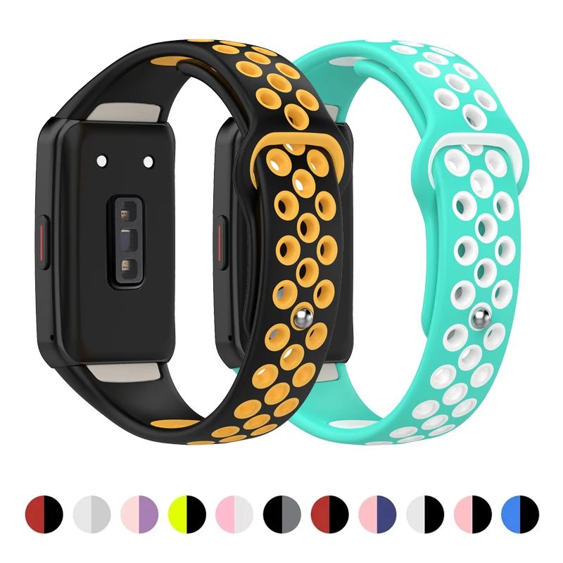 Silicone Strap For Huawei Band 6 Straps 6 Pro Smartwatch accessories Replacement Breathable Sport bracelet Honor Band 6 correa
Silicone Strap For Huawei Band 6 Straps 6 Pro Smartwatch accessories Replacement Breathable Sport bracelet Honor Band 6 correa