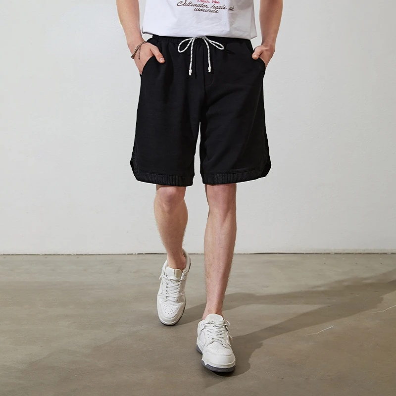 GOODBOYS Solid Color Straight Leg Track Shorts Men Elastic Waist Lounge Bermuda Shorts Male Short Trousers
GOODBOYS Solid Color Straight Leg Track Shorts Men Elastic Waist Lounge Bermuda Shorts Male Short Trousers