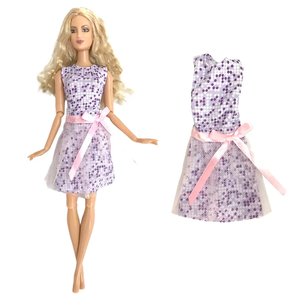 NK 1 Pcs Fashion Purple Lace Skirt For 1/6 Doll Daily Wear Dress with Bow-knot for Barbie Doll Accessories Clothes Baby Toys
NK 1 Pcs Fashion Purple Lace Skirt For 1/6 Doll Daily Wear Dress with Bow-knot for Barbie Doll Accessories Clothes Baby Toys