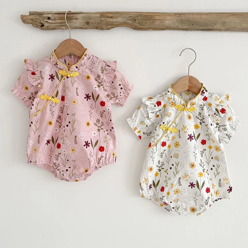 Baby Girl Clothing Summer Toddler Baby Girl Jumpsuit Short Sleeve Cotton Floral Printing Infant Baby Girls Bodysuits
Baby Girl Clothing Summer Toddler Baby Girl Jumpsuit Short Sleeve Cotton Floral Printing Infant Baby Girls Bodysuits