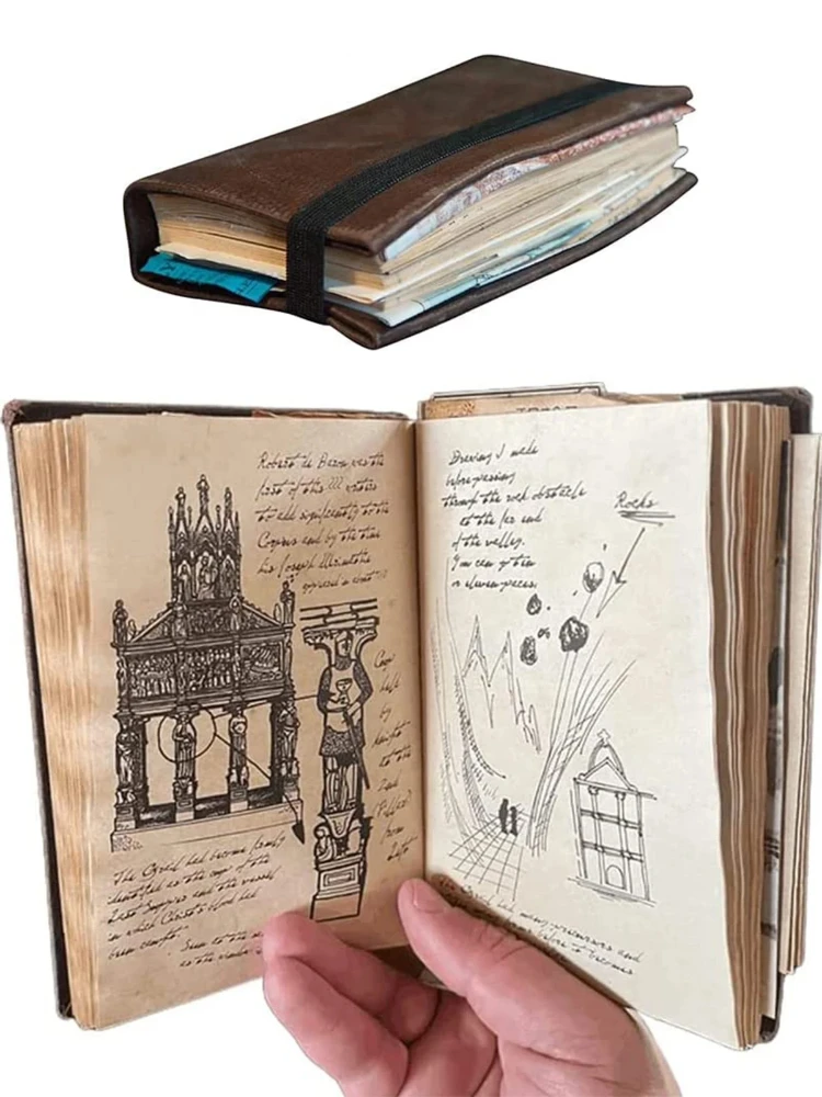 Indiana-Jones Grail Diary Prop Replica Diary Spiral Notebook Notepad Notes Living Romm Decoration Props Gift for Avid Movie Fans
Indiana-Jones Grail Diary Prop Replica Diary Spiral Notebook Notepad Notes Living Romm Decoration Props Gift for Avid Movie Fans