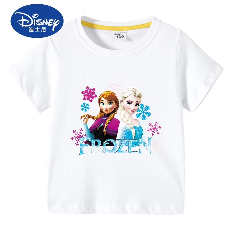 Frozen Elsa Anna Graphic Cute Girls Clothes Disney Princess Kawaii Kids Funny T-shirts Baby T Shirt Summer Children Top 15colour
Frozen Elsa Anna Graphic Cute Girls Clothes Disney Princess Kawaii Kids Funny T-shirts Baby T Shirt Summer Children Top 15colour