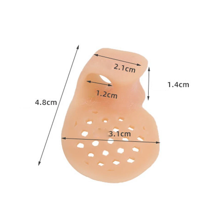 Silicone Toe Separator Bunion Corrector Bone Ectropion Adjuster Toes Overlapping Foot Care Tool Hallux Valgus | Красота и здоровье