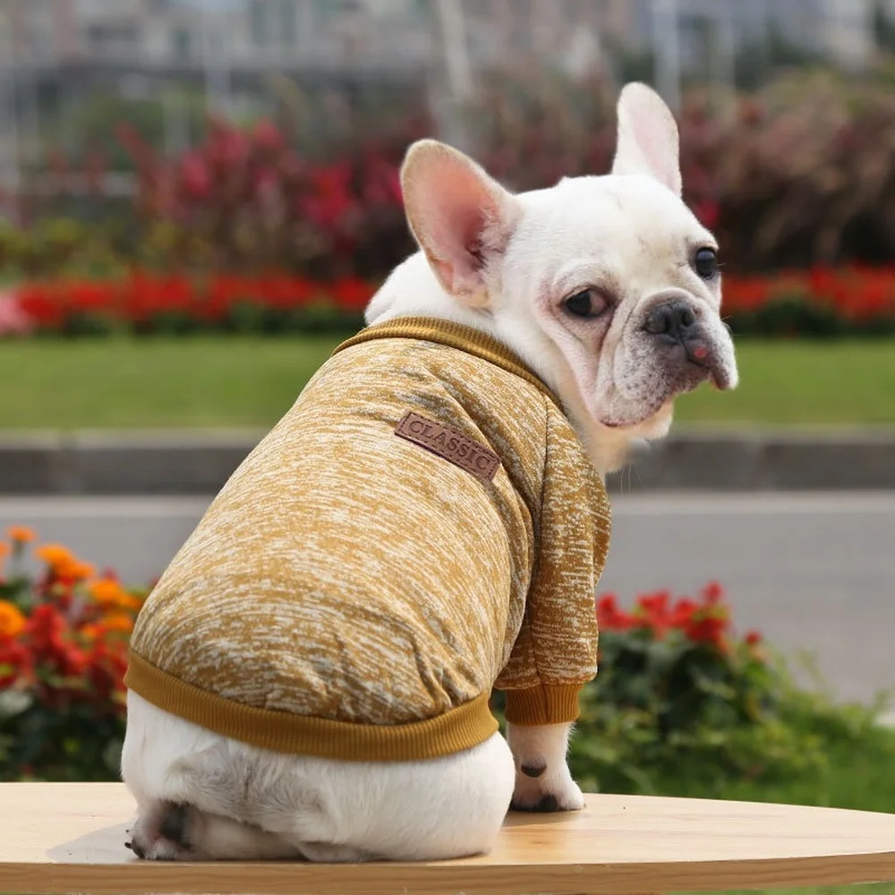 Женская Классическая теплая одежда для собак куртка щенков зимняя мягкая