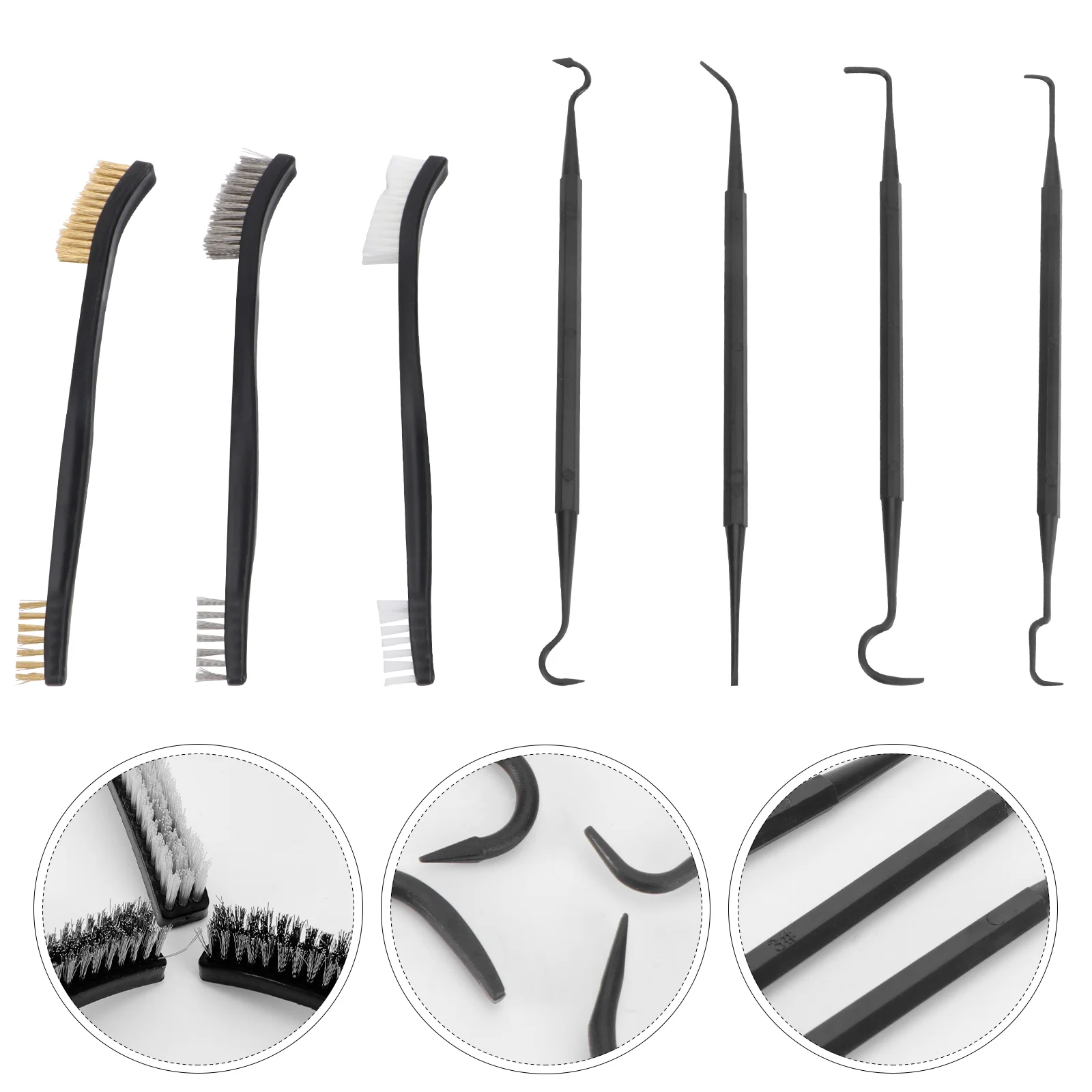7PCS Outdoor Portable Double-ended Metal Wire Cleaning Hook Brush Tube Cleaning Brush Outdoor Apparatus Accessories
7PCS Outdoor Portable Double-ended Metal Wire Cleaning Hook Brush Tube Cleaning Brush Outdoor Apparatus Accessories