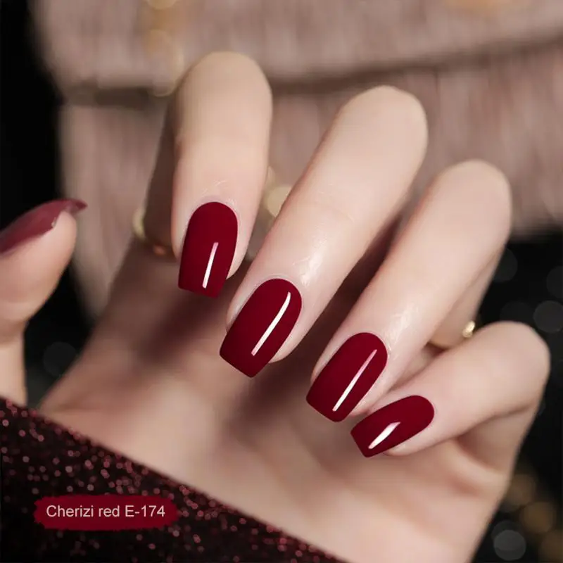 

7ml Nail Gel Polish Red Dark Gel Polish Semi Permanent Nail Art Manicure Soak Off LED UV Gel Nail Varnishes лак для ногтей