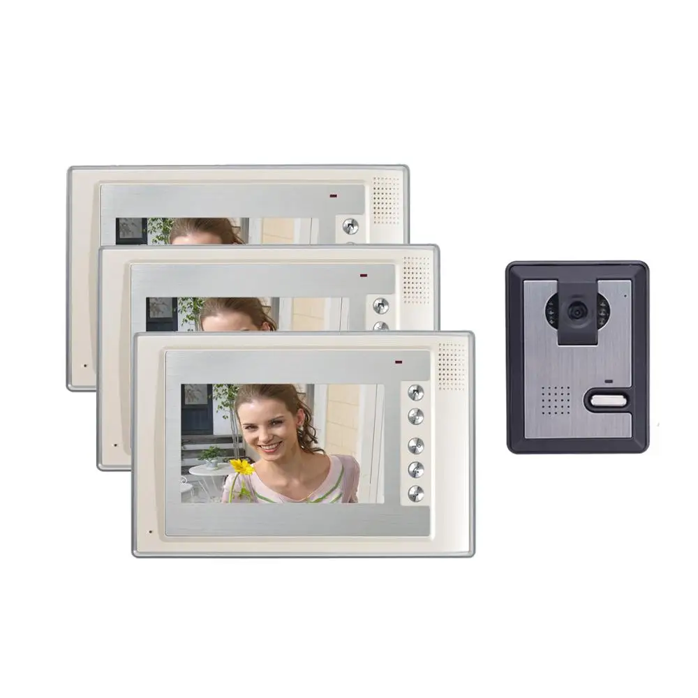 Factory Price 7" Video Door Phone Intercom IR Night Vision Rainproof Home Security Camera
Factory Price 7" Video Door Phone Intercom IR Night Vision Rainproof Home Security Camera