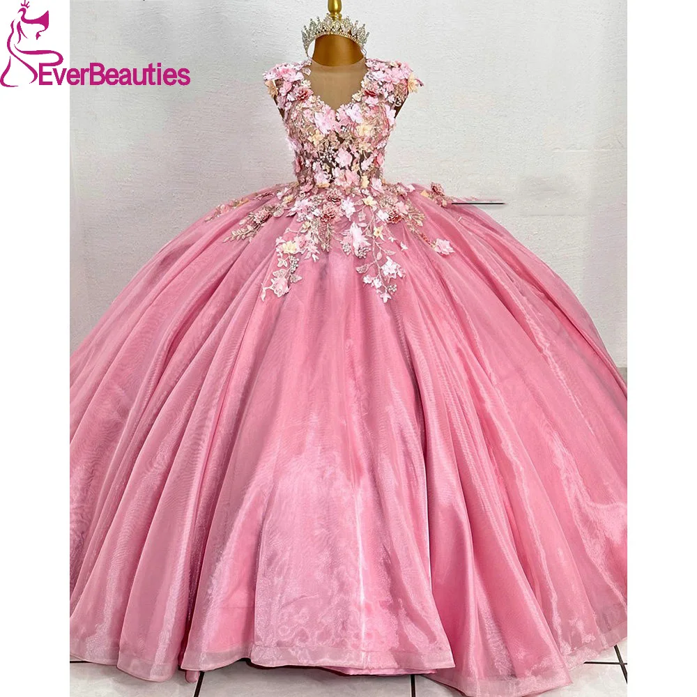 Ball Gown Quinceanera Dresses for Teens Sweetheart Prom Gowns Tulle Lace 3D Flowers vestidos de 15 quinceañera Платья на выпускн
Ball Gown Quinceanera Dresses for Teens Sweetheart Prom Gowns Tulle Lace 3D Flowers vestidos de 15 quinceañera Платья на выпускн