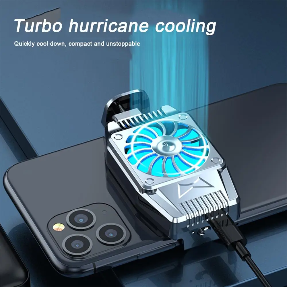 Universal Mini Mobile Phone Cooling Fan Radiator Turbo Hurricane Game Cooler Cell Phone Cool Heat Sink for IPhone/Samsung/Xiaomi
Universal Mini Mobile Phone Cooling Fan Radiator Turbo Hurricane Game Cooler Cell Phone Cool Heat Sink for IPhone/Samsung/Xiaomi