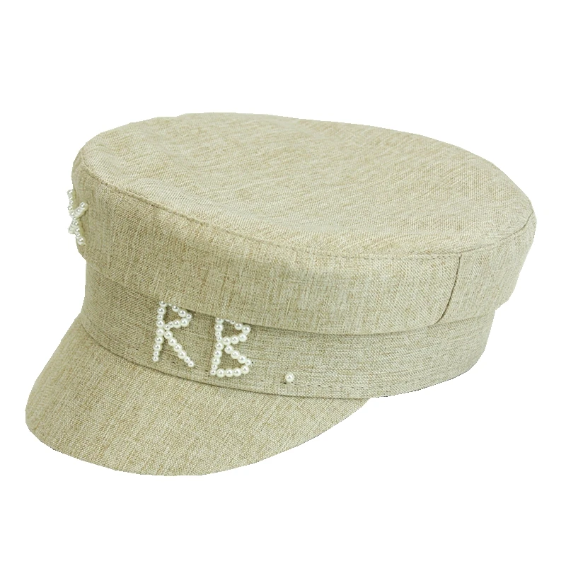 Spring And Summer Casual Cotton And Linen Navy Hat Female Breathable women's visor Hats Women British Flat Cap
Spring And Summer Casual Cotton And Linen Navy Hat Female Breathable women's visor Hats Women British Flat Cap