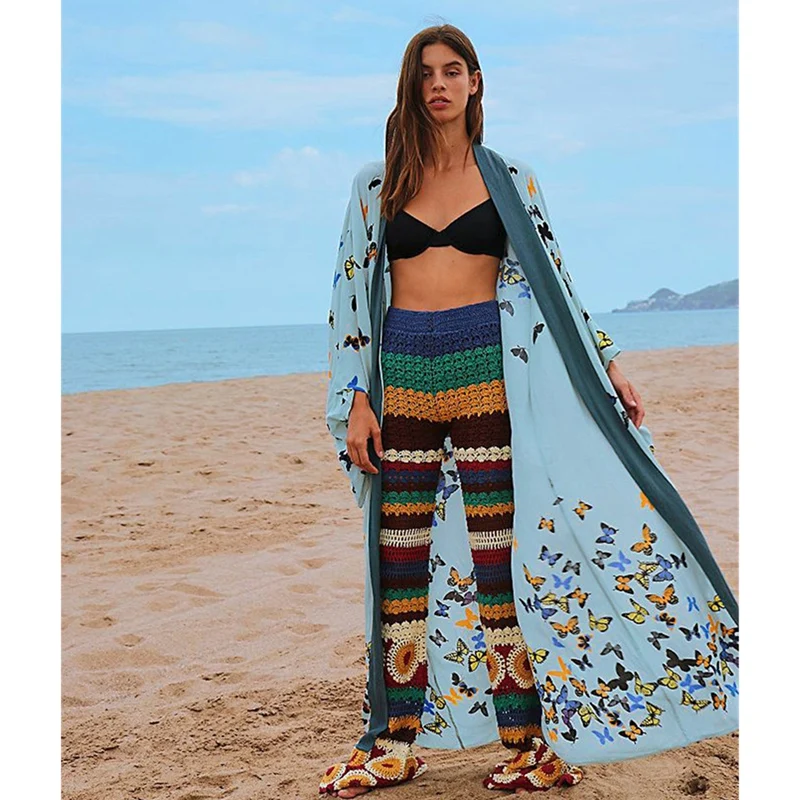 Women's Printed Bikini Beach Blouse Beach Holiday Sunscreen Cardigan Photo Color One Size
Women's Printed Bikini Beach Blouse Beach Holiday Sunscreen Cardigan Photo Color One Size