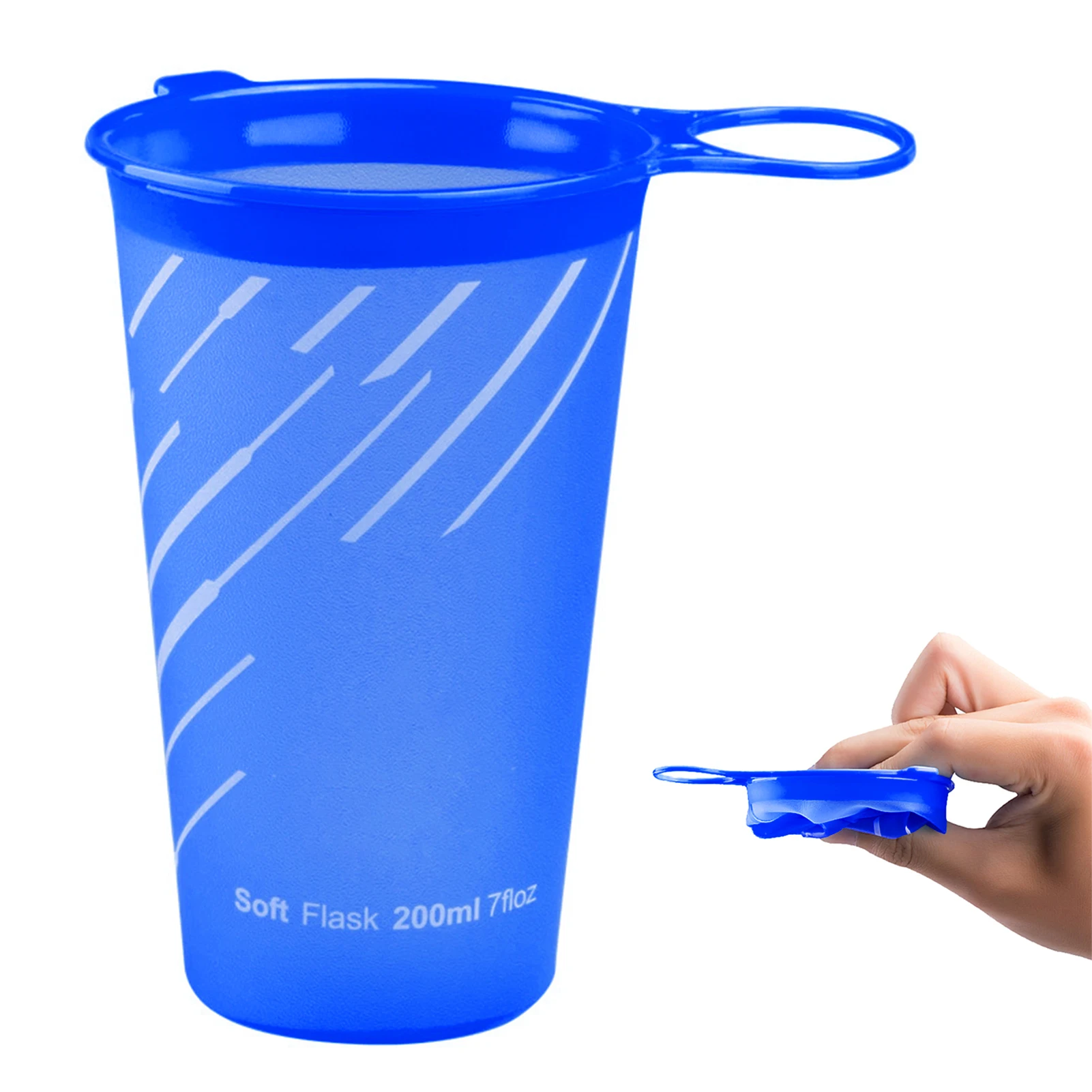 200ml / 7oz Collapsible Cup Unbreakable Reusable Running Water Bottle Handheld Soft TPU Material BPA PVC Free For Sports Events
200ml / 7oz Collapsible Cup Unbreakable Reusable Running Water Bottle Handheld Soft TPU Material BPA PVC Free For Sports Events